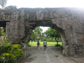 Ray and I entering Fort Santiago